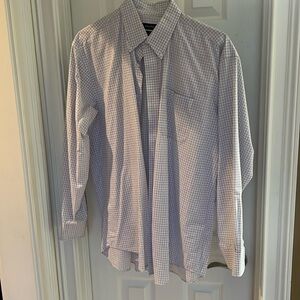 Men’s Nautica dress shirt button down 17 34/35 EUC